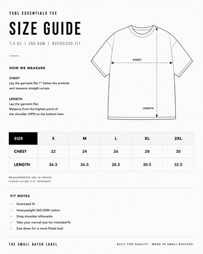 TSBL Essential Oversized Tee